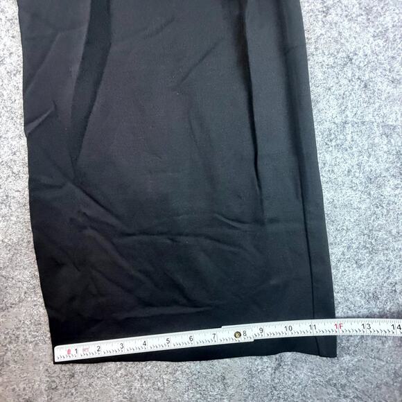 OGL Move Pants Women Medium Black Drapey Bamboo Ponte Stretch Wide Leg High Rise - Picture 4 of 8